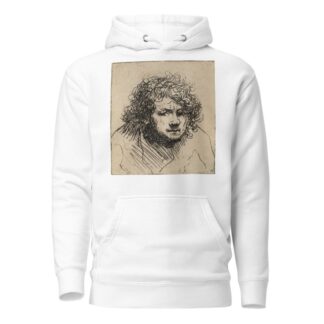 Self-Portrait: leaning forward Bust by Rembrandt van Rijn Hoodie