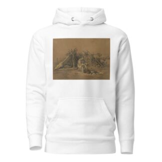 A Christmas dinner. A scene on the outer picket line by Edwin Forbes Hoodie
