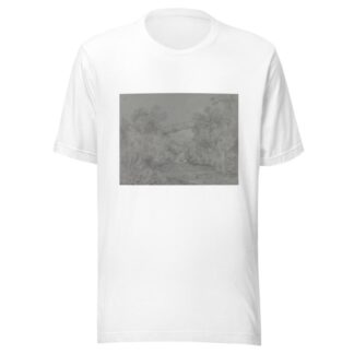 Bridge over Pool at Llanrwst by George Howland Beaumont T-Shirt