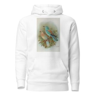 Coracias garrula by Johann Friedrich Naumann Hoodie