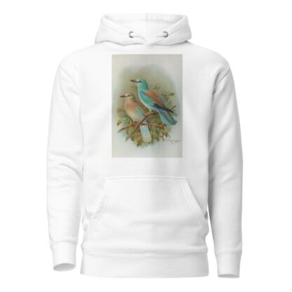 Coracias garrula by Johann Friedrich Naumann Hoodie