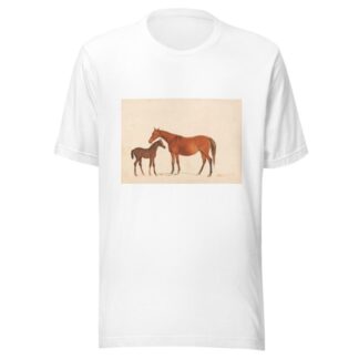 Chestnut Mare and Foal by Sawrey Gilpin T-Shirt