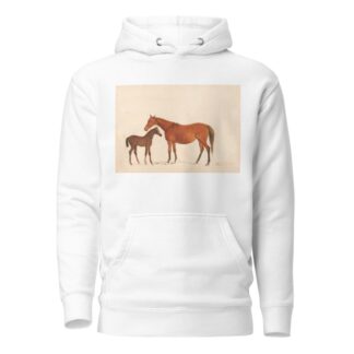 Chestnut Mare and Foal by Sawrey Gilpin Hoodie