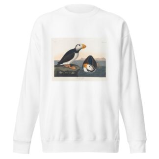 Large-billed puffin by John James Audubon Sweatshirt