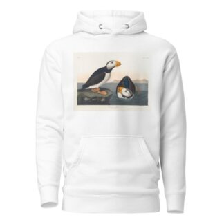 Large-billed puffin by John James Audubon Hoodie