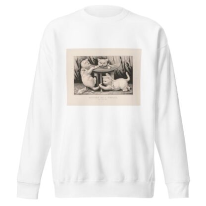 Kitties on a frolic; the new hat by Currier & Ives. Sweatshirt