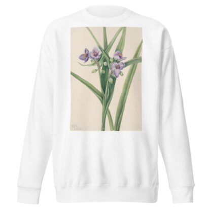 Virginia Spiderwort by Mary Vaux Walcott Sweatshirt