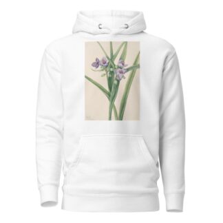 Virginia Spiderwort by Mary Vaux Walcott Hoodie