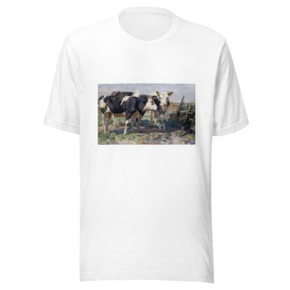 Cows In A Field by Heinrich Von Zügel T-Shirt