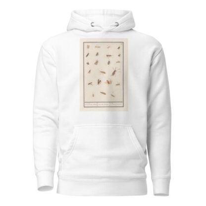 Blad met tweeëntwintig gevleugelde insecten bloedloose dieren. insectae variae. Divers insectes. by Anselmus Boëtius de Boodt Hoodie