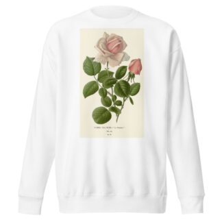 Hybrid Tea Rose – La France by Edward Step Sweatshirt