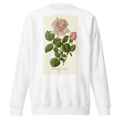 Hybrid Tea Rose – La France by Edward Step Sweatshirt