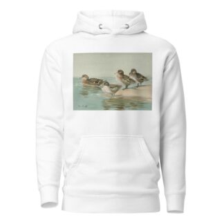 South Georgian Teal, Sharp-Winged Teal, Yellow-Billed Teal, Andean Teal by Allan Brooks Hoodie