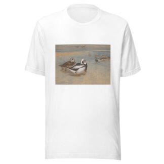 Long-tailed ducks by Archibald Thorburn T-Shirt