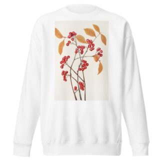 Red Chokeberry by Mary Vaux Walcott Sweatshirt