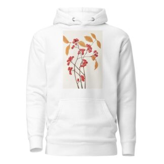 Red Chokeberry by Mary Vaux Walcott Hoodie