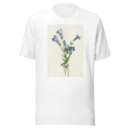 Fringed Gentian. Gentiana crinita by Mary Vaux Walcott T-Shirt