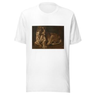 Lionne couchée by Auguste Lançon T-Shirt
