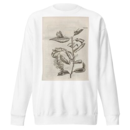 Der Raupen wunderbare Verwandelung und sonderbare Blumen-Nahrung Pl.097 by Maria Sibylla Merian Sweatshirt