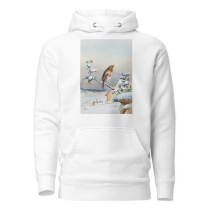 Winter – A Cock Robin by Harry Bright Hoodie