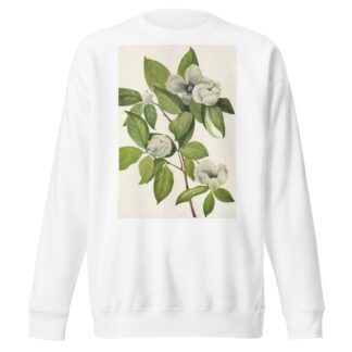 Virginia Stewartia. Stewarti malachodendron by Mary Vaux Walcott Sweatshirt