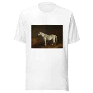 Reel with Gray Racehorse by Edward Troye T-Shirt