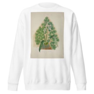 Mon Jardin a Ceylan Pl.004 by George De Alwis Sweatshirt