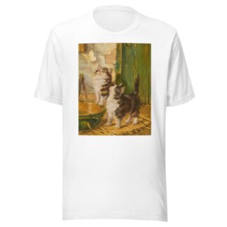 Curiosity and the Butterfly by Julius Adam the elder T-Shirt