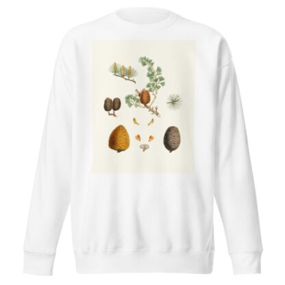 Pinus deodara = Indian cedar by Aylmer Bourke Lambert Sweatshirt