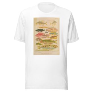 Great Barrier Reef Fishes II by William Saville-Kent T-Shirt