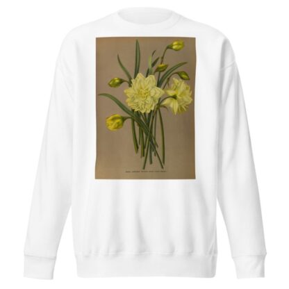 Double Narcissus Sulphur Kroon by Arentina Hendrica Arendsen Sweatshirt