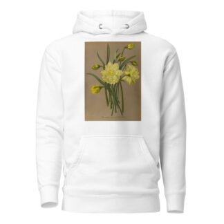 Double Narcissus Sulphur Kroon by Arentina Hendrica Arendsen Hoodie