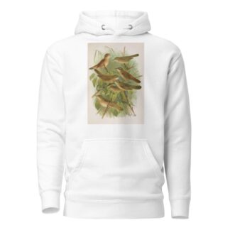 Lusciniola fuscata, melanopogon, Locustella, naevia, luscinioides, certhiola by Johann Friedrich Naumann Hoodie