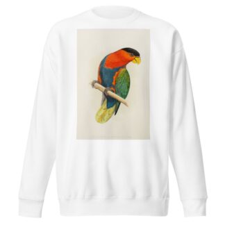Tri-Coloured or Black-Capped Lory by Alexander Francis Lydon Sweatshirt