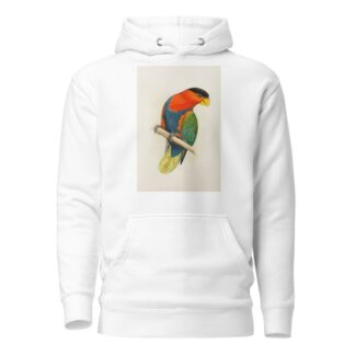 Tri-Coloured or Black-Capped Lory by Alexander Francis Lydon Hoodie