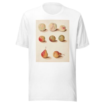 Studie af fersken, æble og pære by Johanna Fosie T-Shirt