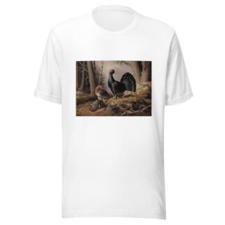 Capercaillies Courting by Ferdinand von Wright T-Shirt