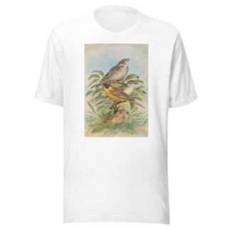 Miliaria calandra, Emberiza melanocephala Scopoli by Johann Friedrich Naumann T-Shirt