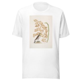 Gramen Myloicophoron Oxyphyllon Carolinianum, The Sea-side Oat; Alauda gutture flavo, The Lark. by Mark Catesby T-Shirt
