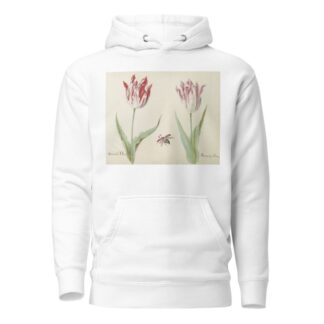 Twee tulpen met vliegende kever General va(n) Horne Amaral pot Bacer by Jacob Marrel Hoodie