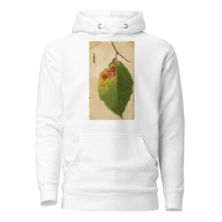 Crumpled and Withered Leaf Edge Mimicking Caterpillar by Emma Beach Thayer Hoodie