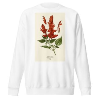 Scarlet Sage by Edward Step Sweatshirt