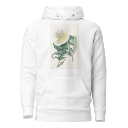 White Upright Evening Primrose by Sydenham Edwards Hoodie