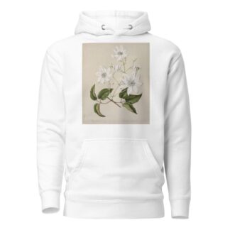 Puawananga – Clematis indivisa by Sarah Featon Hoodie
