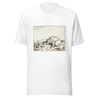 Liggende bjørn med en udstrakt pote by Marcus de Bye T-Shirt