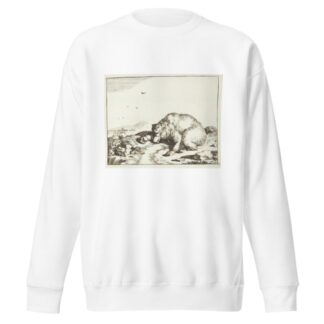 Liggende bjørn med en udstrakt pote by Marcus de Bye Sweatshirt