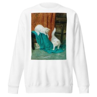 Cats Playing by Arthur Heyer Sweatshirt