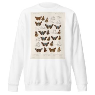 Insecta Lepidoptera-Rhopalocera Pl 106 by Frederick DuCane Godman Sweatshirt