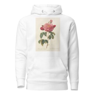 Rosa Gallica Aurelianensis by Pierre Joseph Redouté Hoodie