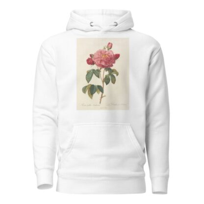 Rosa Gallica Aurelianensis by Pierre Joseph Redouté Hoodie